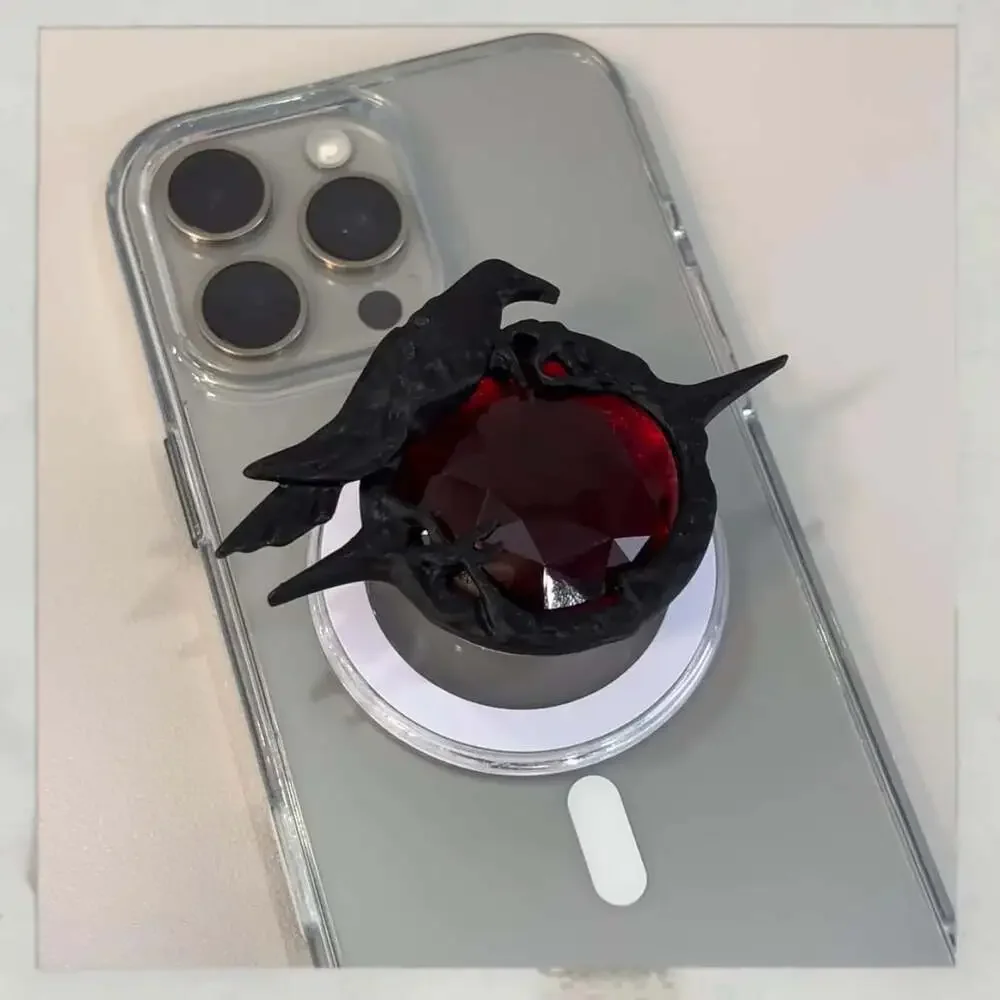 Sylus Mephisto Crow Stand, Magnetic Phone Holder, Love and Deepspace 3D Printed